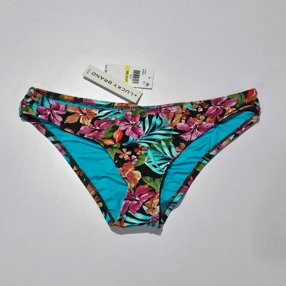 Lucky Brand Women's Printed Hipster Bikini Bottoms - Picture 5 of 10